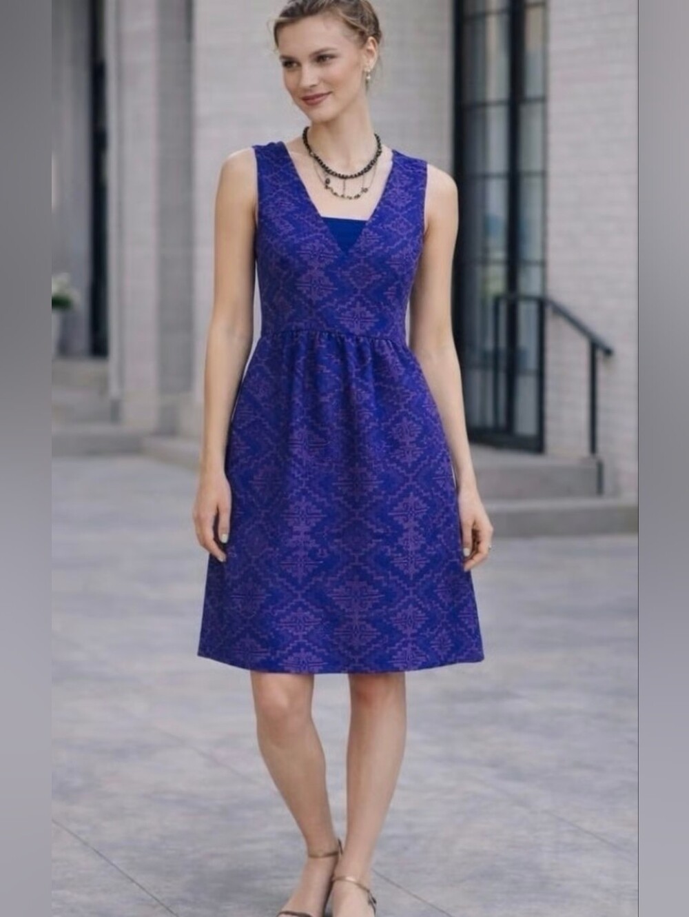 Anthropologie Maeve Aztec Dress